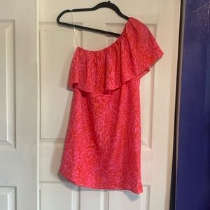 VICI AMAZONIA ONE SHOULDER MINI DRESS